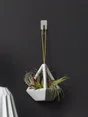 Lot de 4 crochets adhésif déco métal, COMMAND argent 0.225 kg