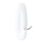 Lot de 2 crochets adhésif bout métal, COMMAND blanc 1.3 kg