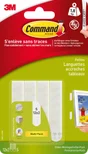 Lot de 24 languettes adhésives tableaux COMMAND blanc