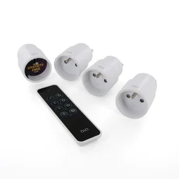 Lot De 3 Prises Télécommandables + 1 Gratuite Intérieures Dio, 2300 W