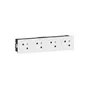 Quadruple Prise Avec Terre Mosaic, Legrand, Blanc