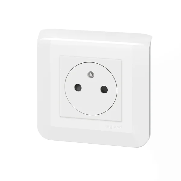 Prise Avec Terre Mosaic, Blanc, Legrand