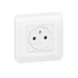Prise Avec Terre Mosaic, Blanc, Legrand