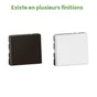 Interrupteur va-et-vient Mosaic, LEGRAND, blanc