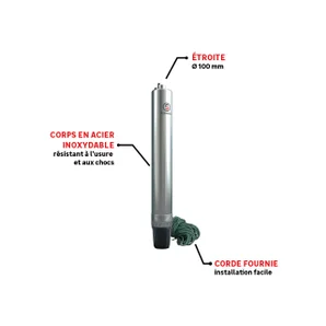 Pompe de forage manuelle multicellulaire STERWINS 1000 dwp gs 8i-3 5200 l/h