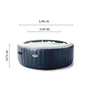 Pure spa gonflable INTEX Blue Navy rond 4 places