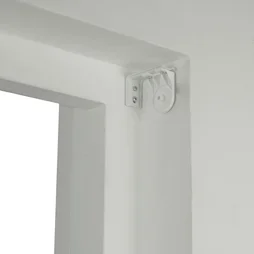 Lot De 2 Équerres Murales Blanc Pour Tout Type De Store, 2.5 À 7 Cm