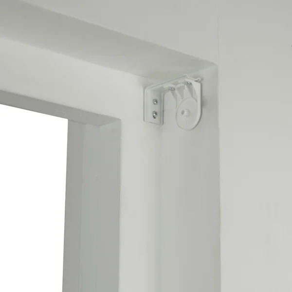 Lot De 2 Équerres Murales Blanc Pour Tout Type De Store, 2.5 À 7 Cm