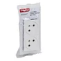 Double Prise Avec Terre Mosaic, Legrand, Blanc