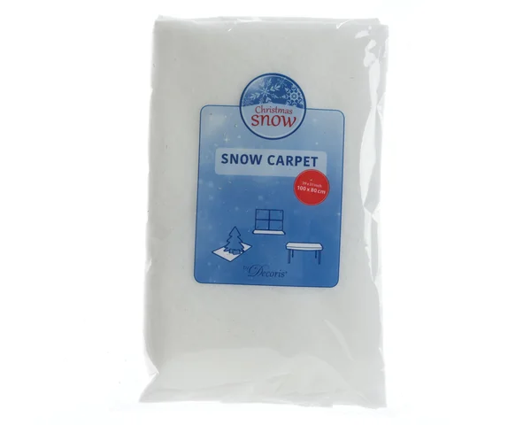Tapis de neige interieur polyester blanc 100x80x0,2cm