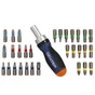 Set de vissage mixte en acier chrome DEXTER, 31 pièces