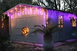 Rideaux de toiture électrique multicouleur pour l'intérieur / extérieur
