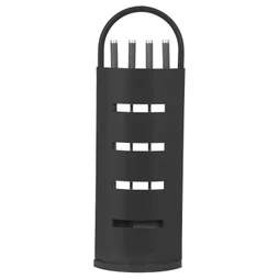 Serviteur à 4 accessoires en acier Elia, LE MARQUIER, noir