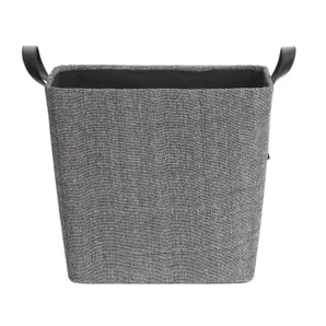 Réservoir à granulés Dama Carré, LE MARQUIER, L.40 x H.35 cm gris foncé