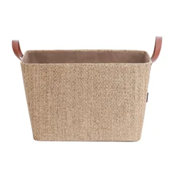 Panier à bûches naturel Campa Carré, LE MARQUIER, L.57 x H.36 cm