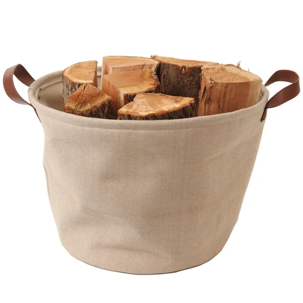 Panier à bûches sable LE MARQUIER Teahupo L.50 X H.34 cm