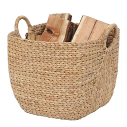 Panier à bûches naturel LE MARQUIER Goa Naturel L.45 X H.35 cm