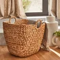 Panier à bûches naturel LE MARQUIER Goa Naturel L.45 X H.35 cm