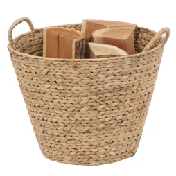 Panier à bûches naturel LE MARQUIER Pipa L.44 X H.34 cm