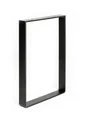 Pied Pour Meubles, Tables Et Bars Rectangle Rei À Visser Acier Mat Noir