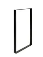 Pied Pour Meubles, Tables Et Bars Rectangle Rei À Visser Acier Mat Noir