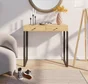 Pied Pour Meubles, Tables Et Bars Rectangle Rei À Visser Acier Mat Noir