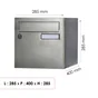 Boîte Aux Lettres    Renz 2P Inox