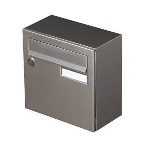 Boîte Aux Lettres Compacte 1 Porte Extérieur Renz Rivage Inox