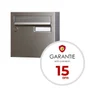 Boîte Aux Lettres Compacte 1 Porte Extérieur Renz Rivage Inox