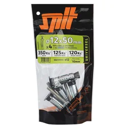 Lot De 4 Goujons Et Vis Inox Spit, Diam.12 X L.50 Mm