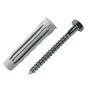 Lot De 4 Chevilles Et Tirefonds Spit, Diam.12 Mm X L.60 Mm