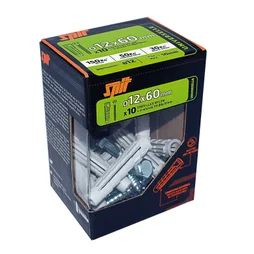 Lot De 10 Chevilles Et Tirefonds Spit, Diam.12 Mm X L.60 Mm