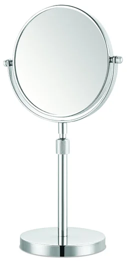 Miroir grossissant x 5 rond, H.15 x l.15 x P.0.5 cm, Réglable en hauteur