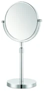 Miroir grossissant x 5 rond, H.15 x l.15 x P.0.5 cm, Réglable en hauteur