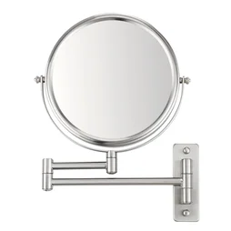 Miroir Grossissant X 5 Rond, H.20 X L.20 X P.0.5 Cm, Pivotant Chrome