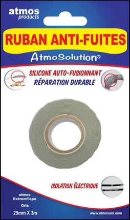 Ruban de réparation, ATMOS, gris
