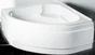 Tablier de baignoire L.135x l.135 cm blanc Nerea
