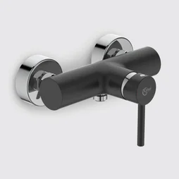 Mitigeur mécanique douche noir mat, IDEAL STANDARD Kolva