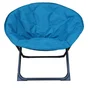 Fauteuil de jardin Moon en acier bleu