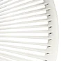 Fauteuil de jardin Acapulco en acier blanc