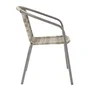 Chaise de jardin Elia en acier beige