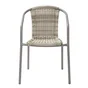 Chaise de jardin Elia en acier beige