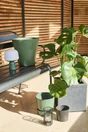 Banc de jardin Café en acier gris