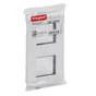 Support Et Plaque Double Vertical Mosaic, Legrand, Blanche