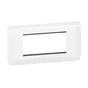 Support Et Plaque Double Mosaic, Legrand, Blanche