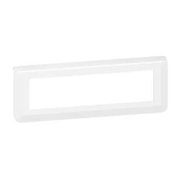Support Et Plaque Quadruple Mosaic, Legrand, Blanche