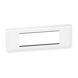 Support Et Plaque Triple Horizontal Mosaic, Legrand, Blanche