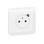 Prise Avec Terre Et Usb C, Legrand Mosaic, Blanc