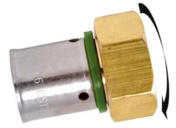 Raccord sertir per ecrou libre f20x27 d16