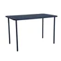 Table de jardin Café rectangulaire bleu 4 personnes